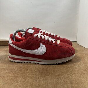 Nike Cortez Vintage University Red Suede Womens Size 9.5 Shoes HQ5950-657